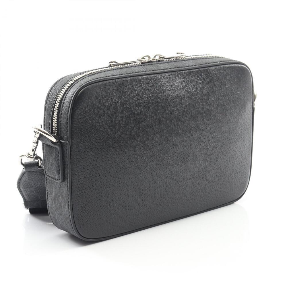 Gucci Canvas Black Bag Shoulder Crossbody GG Leather
